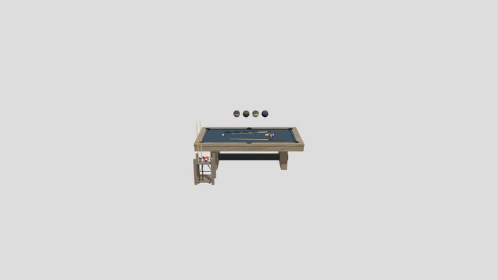 VANCOUVER POOL TABLE 3D Model