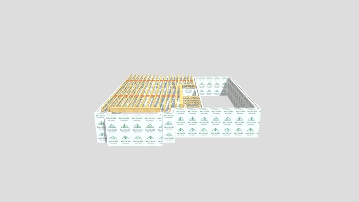 House_no_33_joists 3217 3D Model