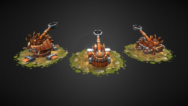 Catapult 3D Model