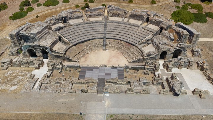 Baelo Claudia Roman amphitheatre, Cadiz, Spain 3D Model