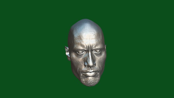 Dwayne Johnson 3D Model
