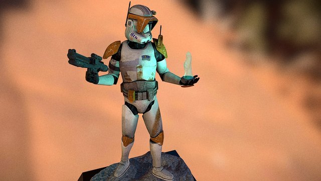 ORDER 66 - Commander Cody 3D Model