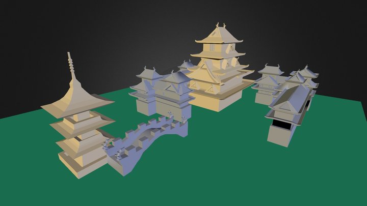 Castle 3D Model