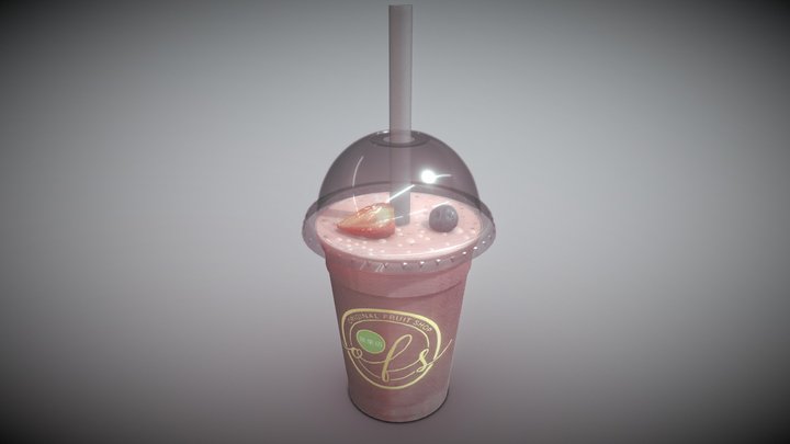 Smoothie mixture 3D Model