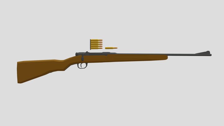 Sporterized Type-38 Arisaka (Slightly updated) 3D Model