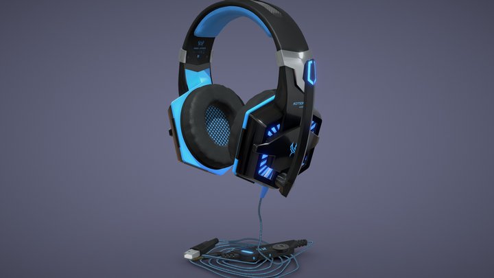 Gaming Headset - Kotion Each G2000 3D Model