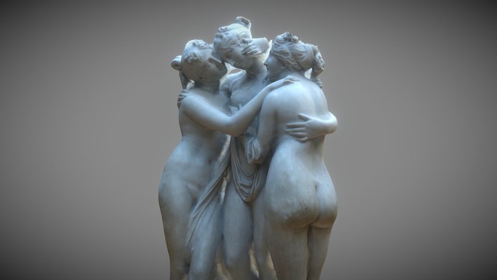 The Three Graces 3D Model