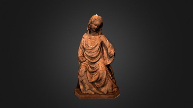 Enthroned Virgin 3D Model