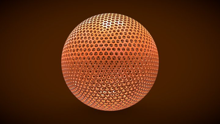 Airless Handball 3D Model