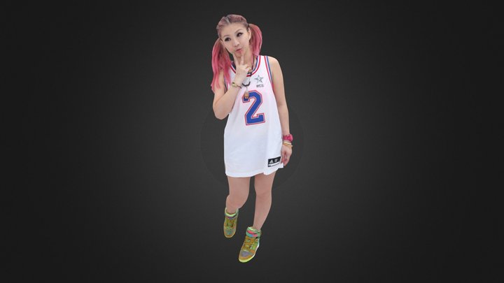 Pretty Girl_687 3D Model