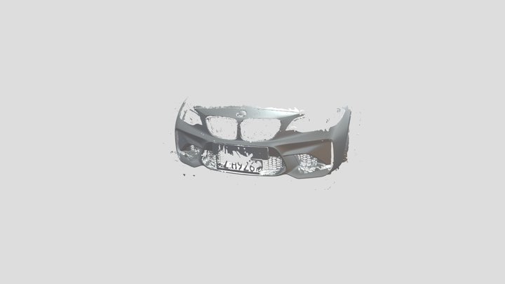 Bmw M2 Front Bumper 3D Model