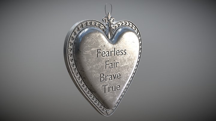Vintage Locket 3D Model