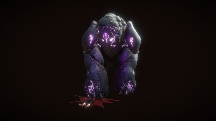 Summoned Golem 3D Model