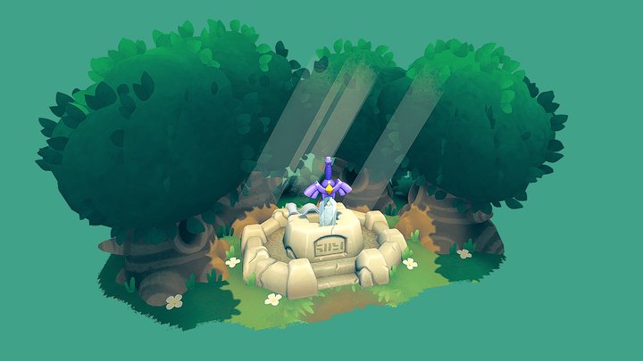 Zelda - Mastersword 3D Model