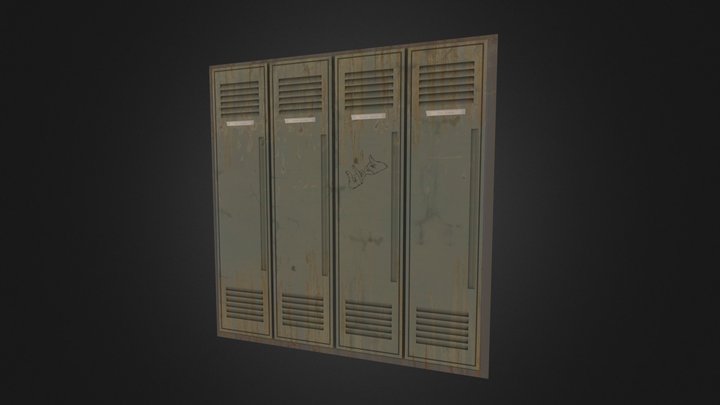 Locker 3D Model