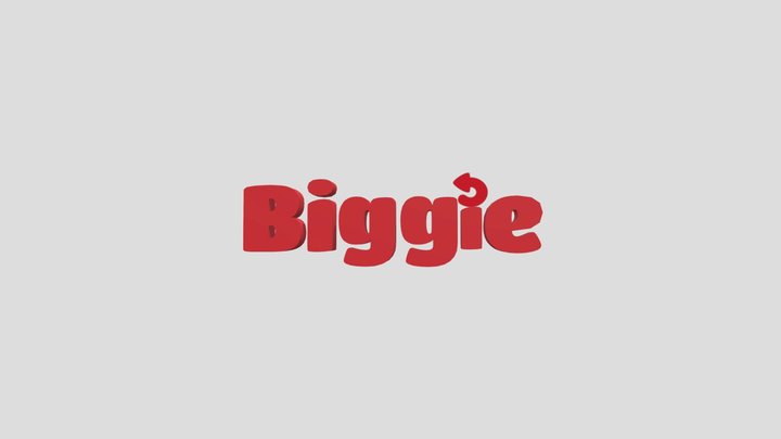 biggie logo 2013 3D Model
