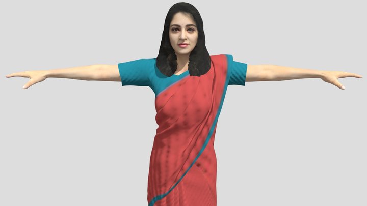 Anushka Shetty 3d Model 3D Model