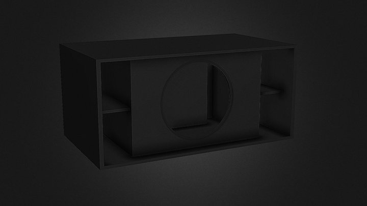 Bass Subwoofer speaker thai 3D Model