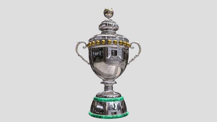 Saudi Roshn trophy 3D Model