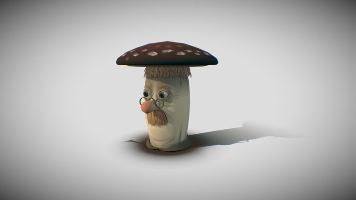 Mr. Shiitake 3D Model