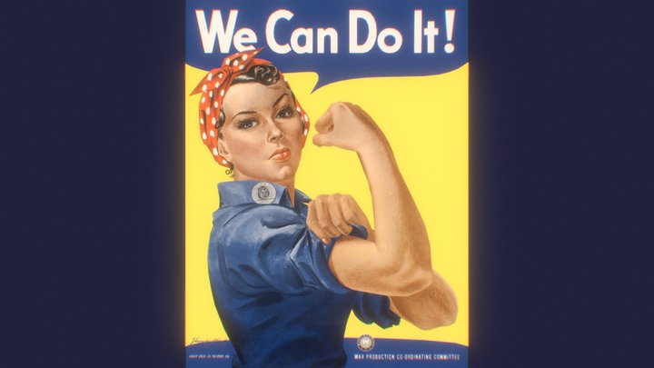 We Can Do It! 3D 3D Model