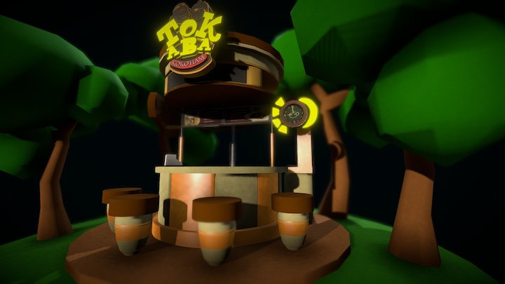 TokAba Shop (Boboiboy) 3D Model