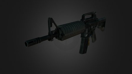 AR-15 FPS Model 3D Model