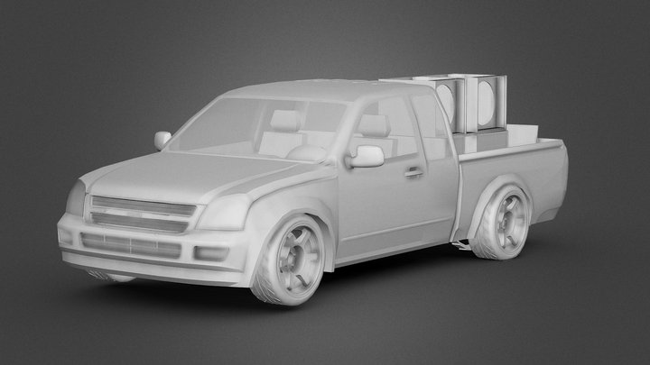 car isuzu 3D Model