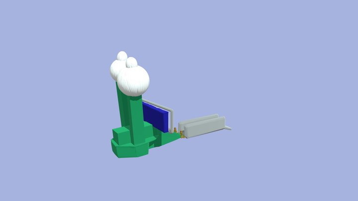 caseificio mozzarella di bufala 3D Model