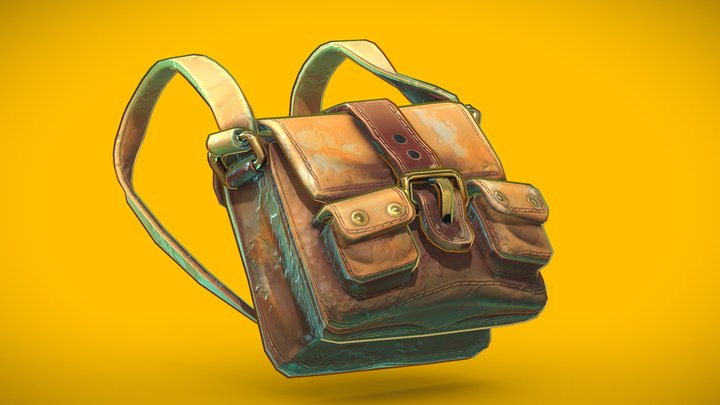BackPack CC0 3D Model