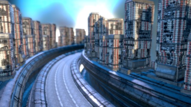 Derelict Structures 3D Model