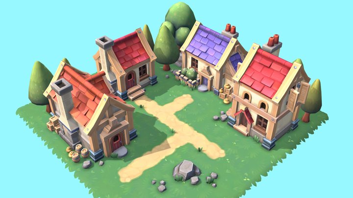 Fantasy Set 3D Model