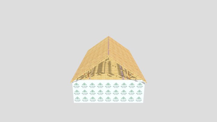 Measured_ Garage_ Roof JB 3089 3D Model