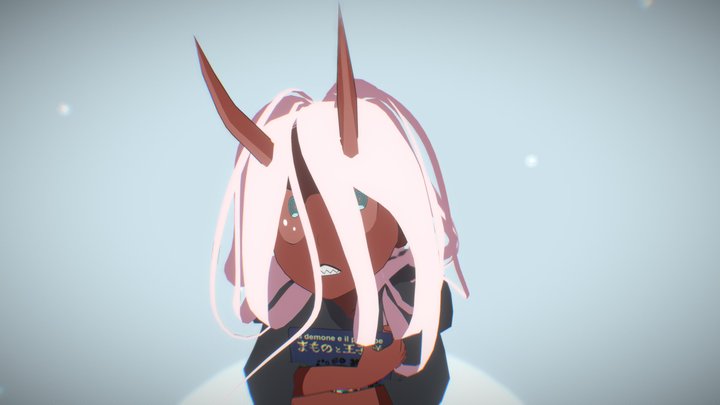 Zero Two  - Darling in the Franxx 3D Model