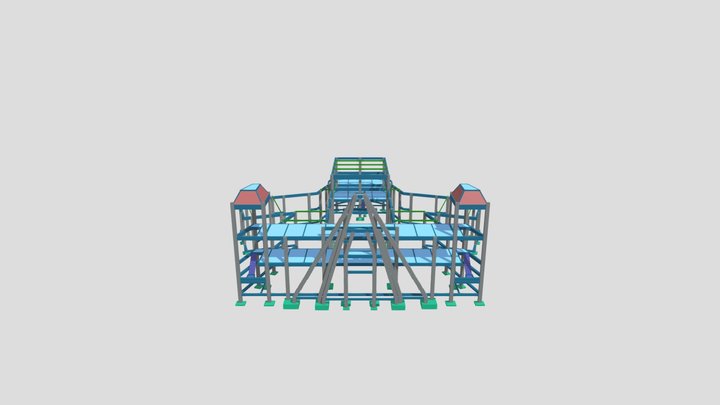 ESTRUTURA SANTUÁRIO NSA 3D Model