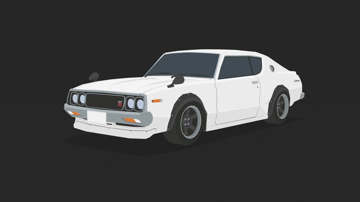 1970's Automobile (Part One) 3D Model