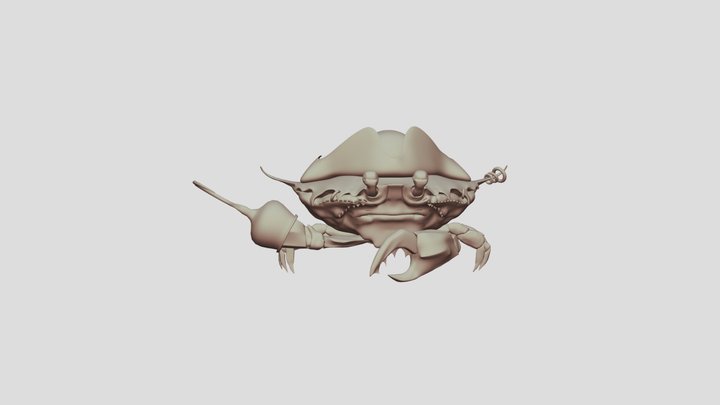 Pirate Crab 3D Model