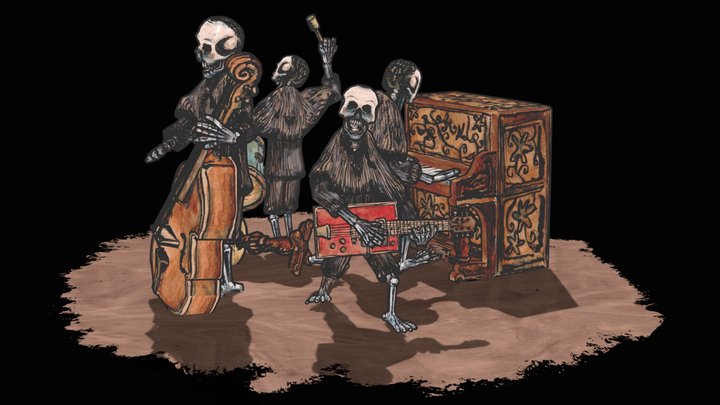 Timeframe Skeleton Orchestra 3D Model