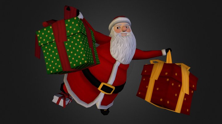 Santa Claus 3D Model