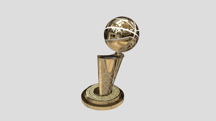 NBA Larry Obrien Championship Trophy 3D Model