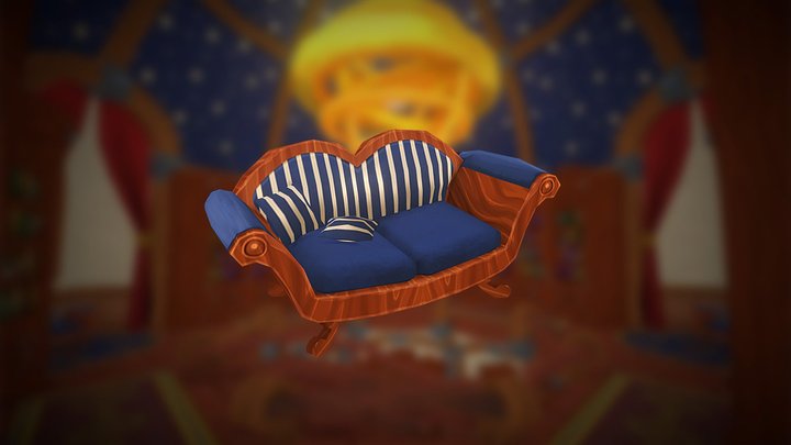 Mozilla Hubs Challenge - Couch 3D Model