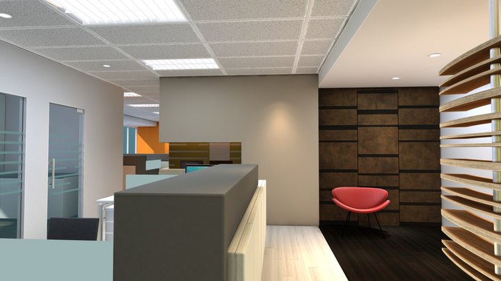 Office Interior 3D Model