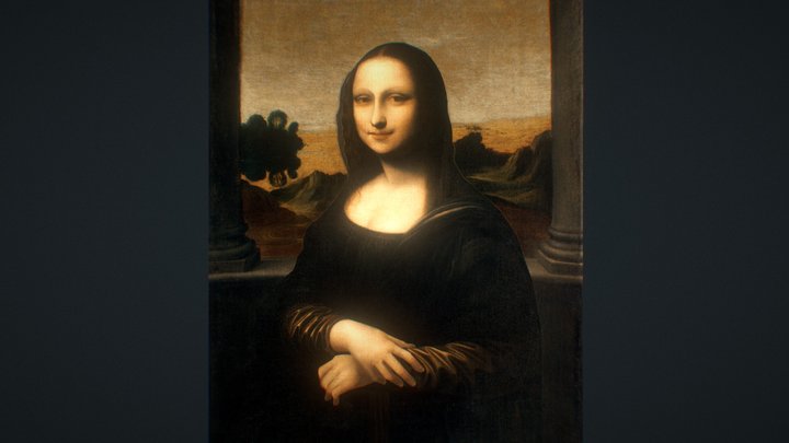 Isleworth Mona Lisa 3D 3D Model