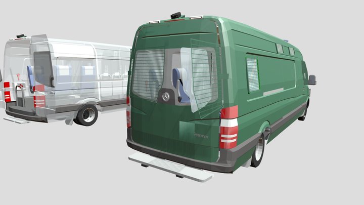 VISTAS GENERALES GENDARMERIA COQUIMBO 3D Model