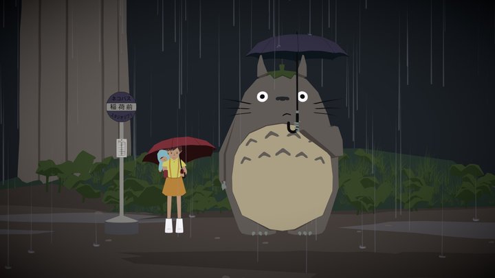 My Neighbour Totoro 3D Model