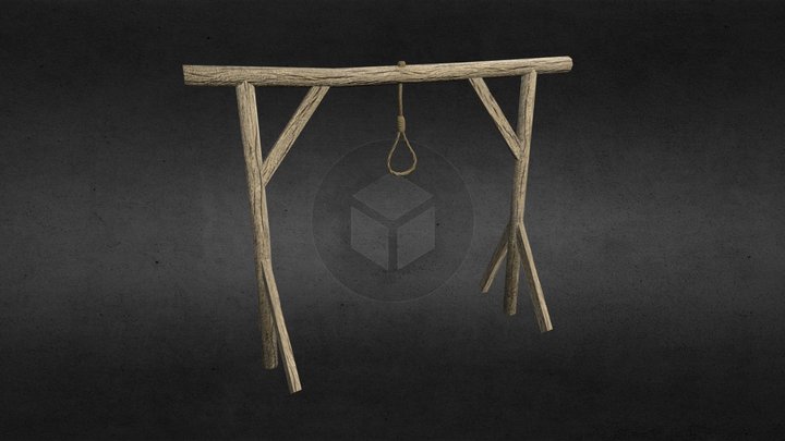 Old gallows 3D Model