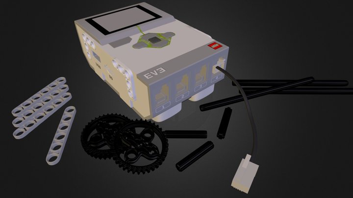 Lego Mindstorms Ev3 Starting 3D Model